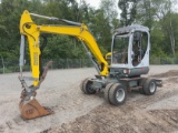 2011 WACKER NEUSON 6503 SERIES 2 RUBBER TIRE EXCAVATOR