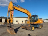 1999 SAMSUNG SE170W-3 RUBBER TIRE EXCAVATOR