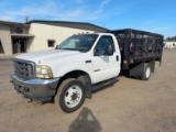 2004 FORD F550XL S/A FLATBED TRUCK