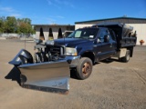 2004 FORD F550 EXTENDED CAB S/A DUMP TRUCK