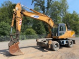 1999 SAMSUNG SE170W-3 RUBBER TIRE EXCAVATOR