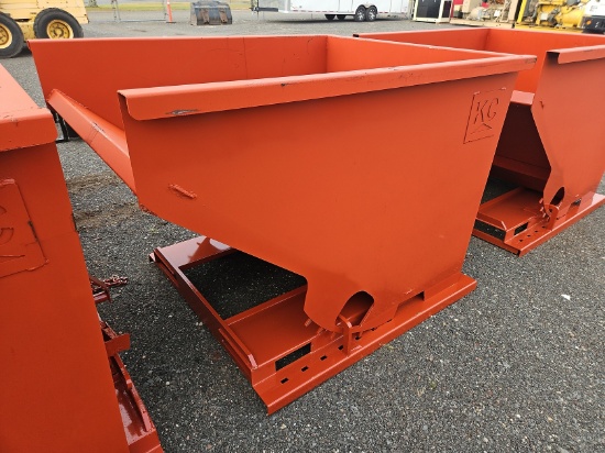 2 YARD SELF DUMPING TRASH HOPPER