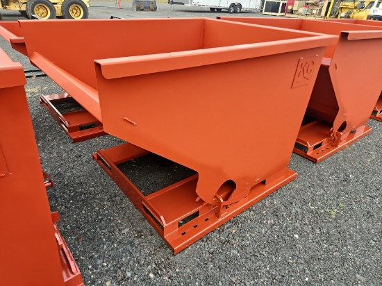 2 YARD SELF DUMPING TRASH HOPPER