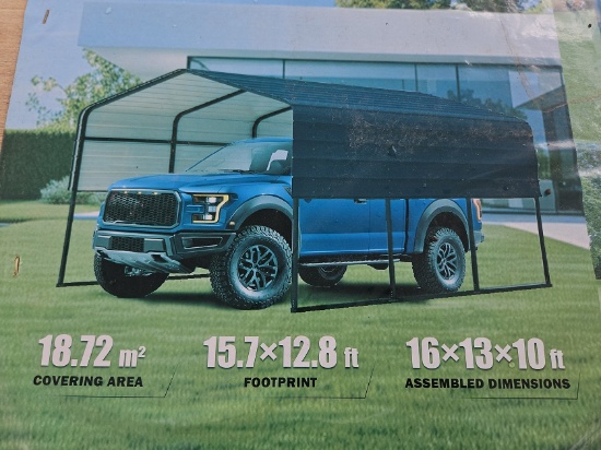 Landhonor 16' X 13' X 10' Metal Carport