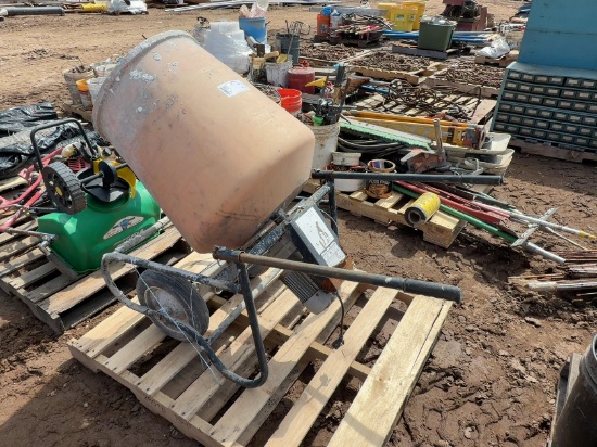 ELECTRIC POWERED CONCRETE MIXER