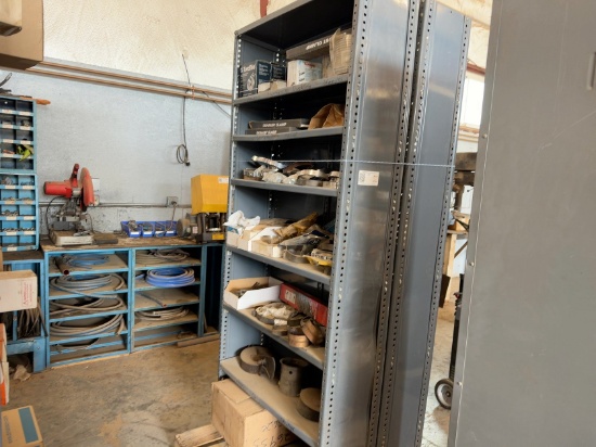 (2) SHELVING UNITS