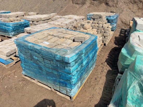 (4) Pallets Of Assorted Concrete Blocks