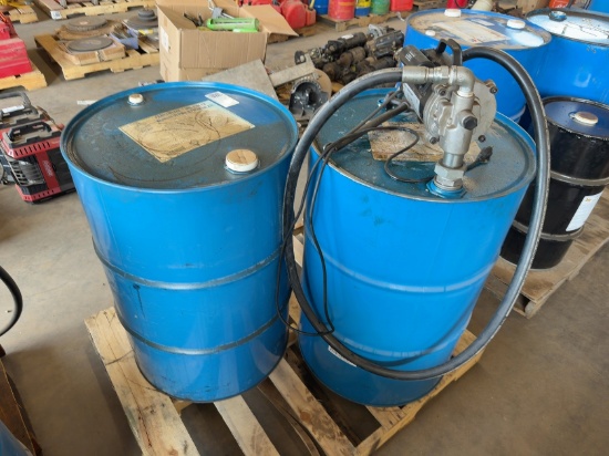 (2) Oil Drums