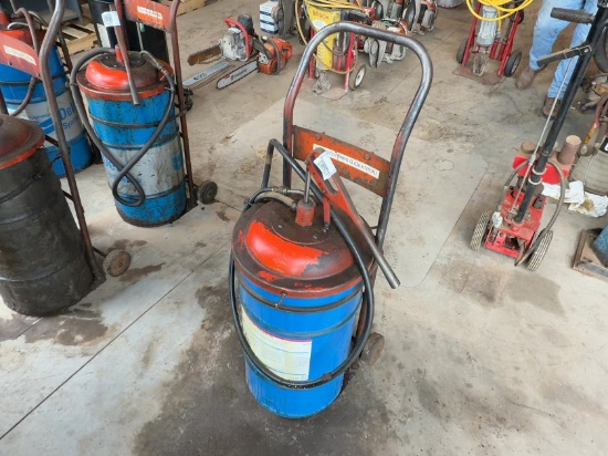 Rolling Oil Cart With Pump