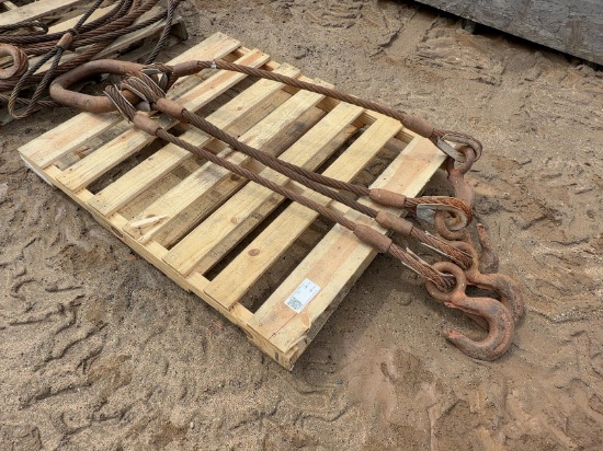 4 PART HEAVY DUTY CABLE LIFTING SLING