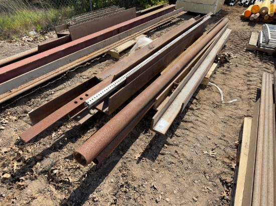 QUANTITY OF ASSORTED STEEL