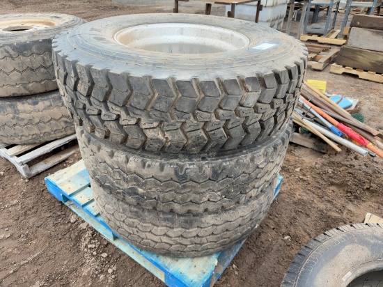 (3) Truck Tires