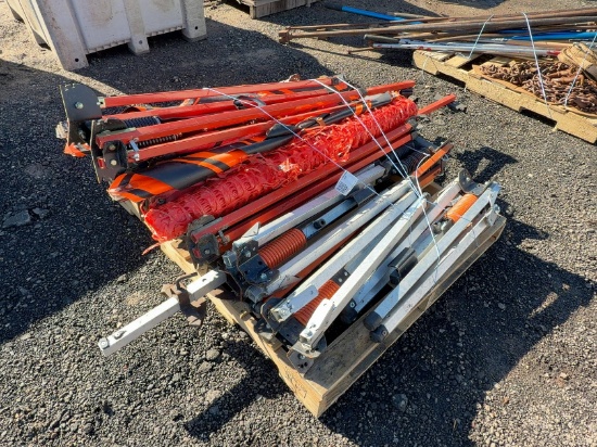 Quantity Of Road Sign Stands And Flags