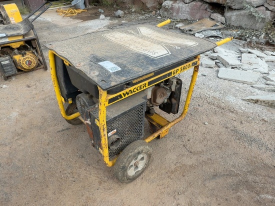 WACKER GP3800 3800 WATT GENERATOR