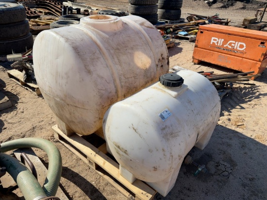 (2) Plastic Tanks