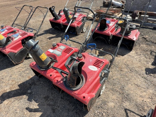 (2) TORO SNOW THROWERS