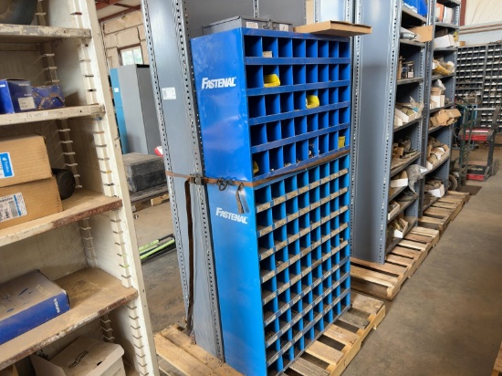 SHELVING UNIT AND HARDWARE BIN