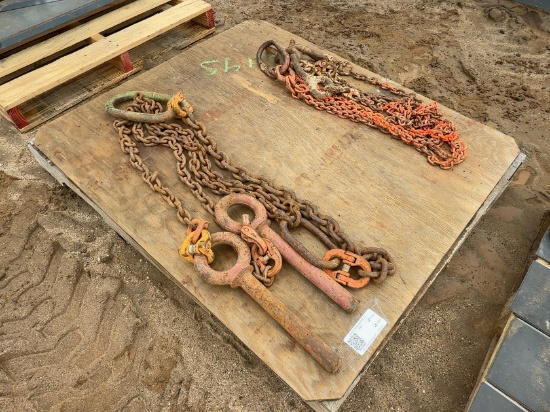 (2) HEAVY DUTY LIFTING SLINGS