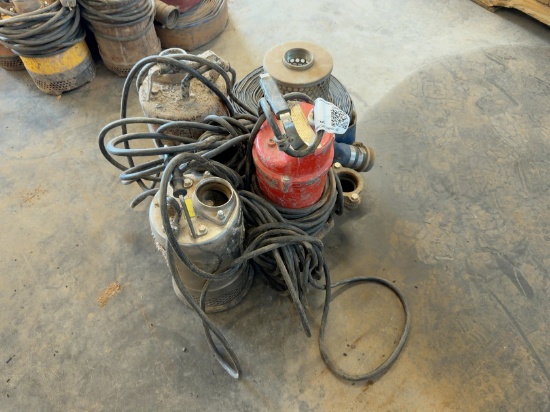(3) SUBMERSIBLE PUMPS