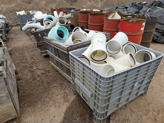 (6) PALLETS OF ASSORTED PIPE FITTINGS