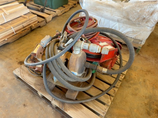 QUANTITY OF HOSE REELS AND FUEL PUMPS