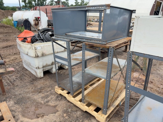 (3) Steel Shelving Units