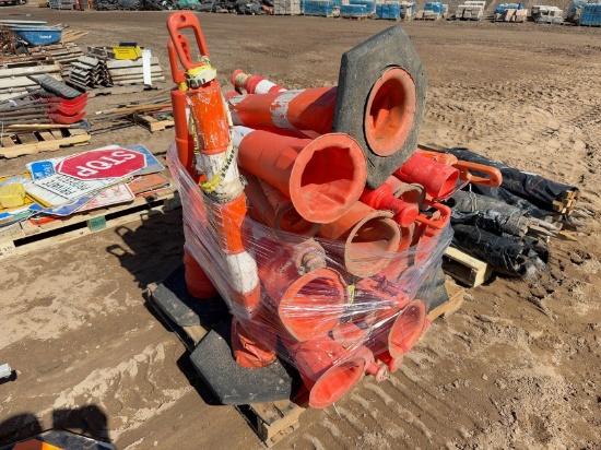 QUANTITY OF CANDLESTICK TRAFFIC CONES