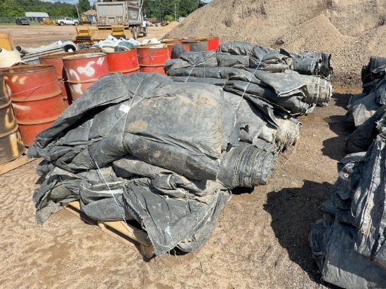 (4) PALLETS OF CONCRETE BLANKETS