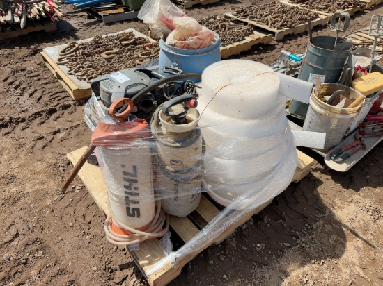 Hand Cans, Vacuum Cleaner, Concrete Supplies