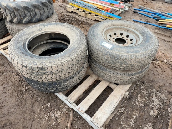 (4) Truck Tires