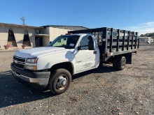 2007 CHEVROLET 3500 FLATBED DUMP TRUCK