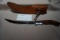 Crowder Fillet Knife with Sheath.