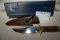 Smith and Wesson Hunting Knife with Sheath in Box.