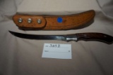 Crowder Fillet Knife with Sheath.