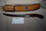 Crowder Fillet Knife with Sheath.