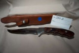 Crowder Hunting Knife with Sheath.