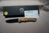 Stone River Folding Knife with Fitted Case.