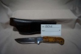 Fixed Blade Schrade with Sheath.