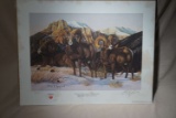 Ruger Print Rocky Mt. Bighorns by Gary R. Swanson 181/950