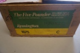 Display Case of 8 Remington 5 pounder cans of 675 LR22 - 5400 rds