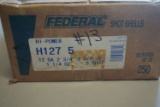 Case of Federal 12 ga, 2 3/4