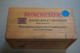 Winchester 22 LR 550 rds in dovetail collector box