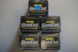 5-Boxes of Speer Gold Dot 400 Ruger 325 High Performance Cartridges, 100 total rounds, all to go