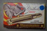 1-Box of Weatherby 378 Magnums,