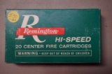 Box of Remington 264 WinMag, 100 gr. Soft point, vintage