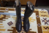 Lathe Black Cowboy Boots