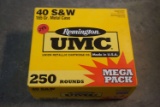 250 Remington UMC .40S&W Ammo