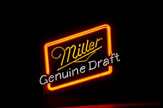 Miller Genuine Draft Neon