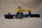 Lionel 3419 Blue Flatcar with Helicopter on pad