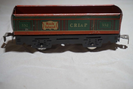 Marx Rock Island CRI&P Open Car 552 O Scale